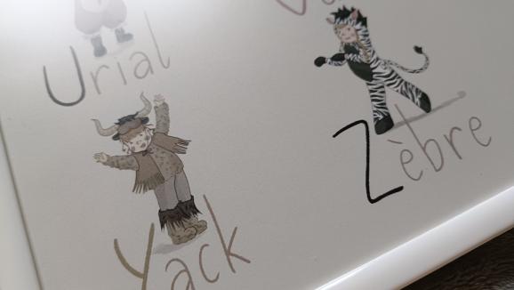 Abécédaire illustré personnalisé