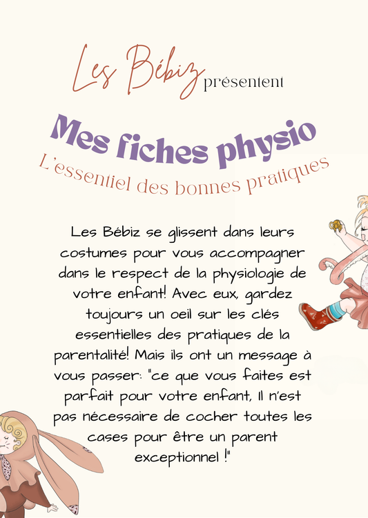 Lot de fiches récap astuces parents - l'essentiel des pratiques physiologiques