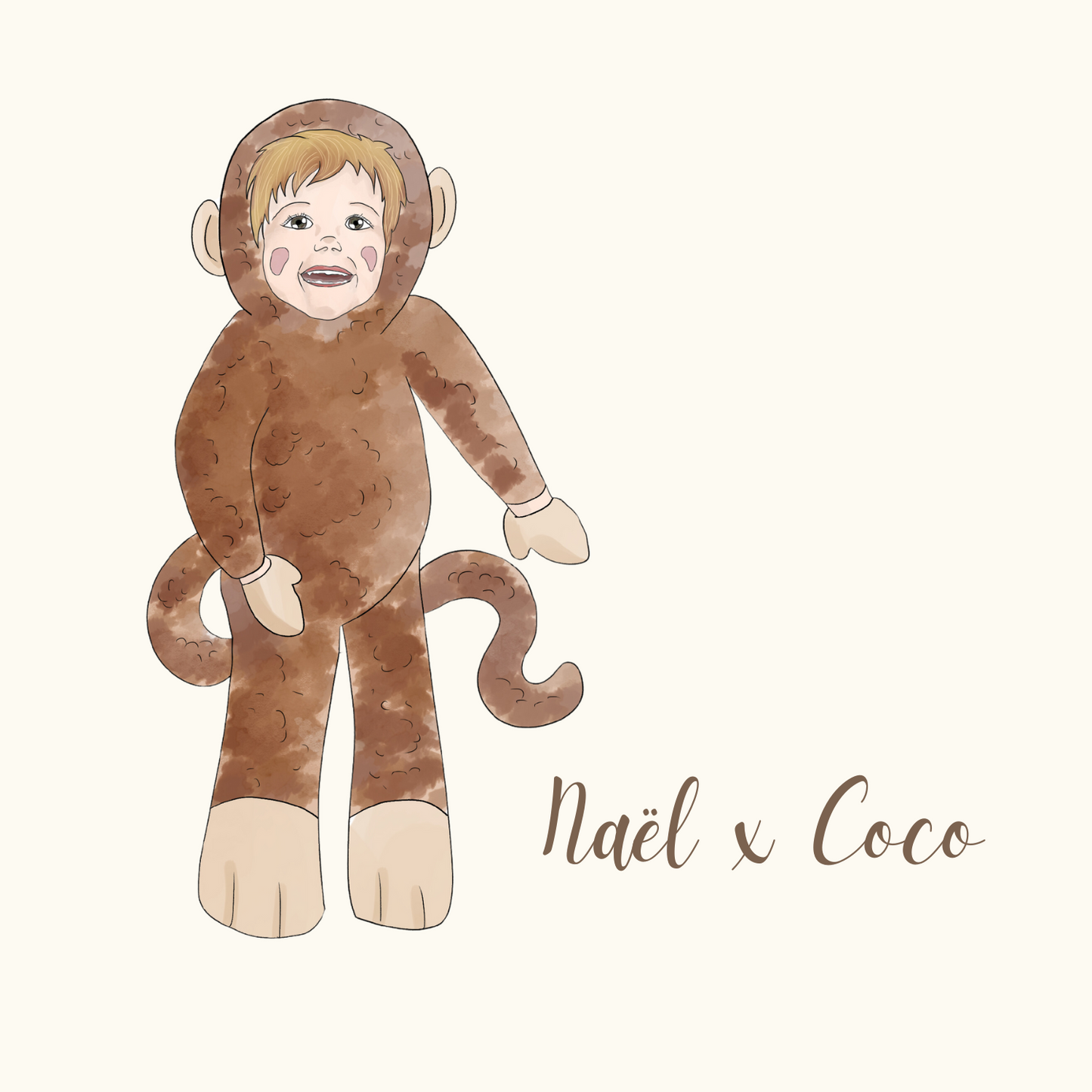 Illustration numérique - Portrait enfant "Les Bébiz"