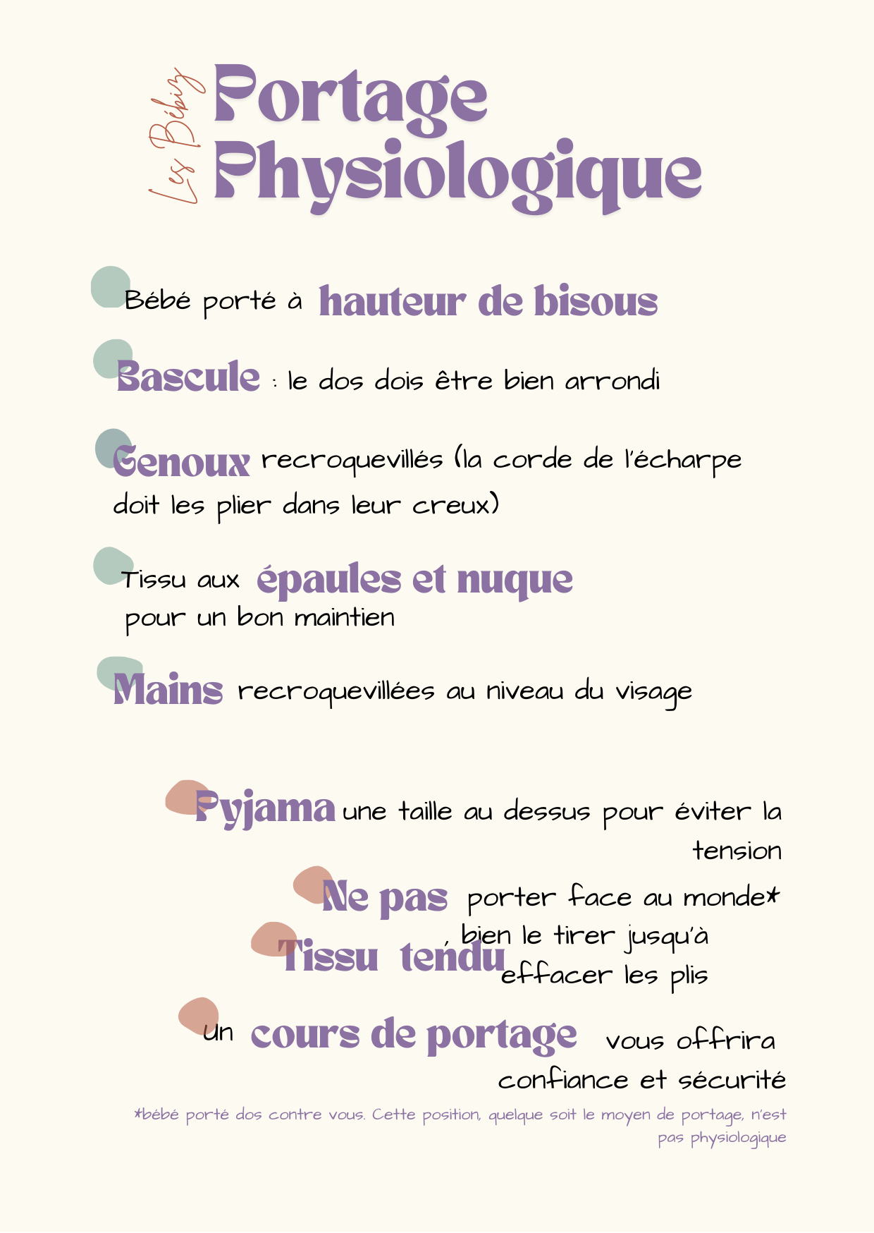 Lot de fiches récap astuces parents - l'essentiel des pratiques physiologiques