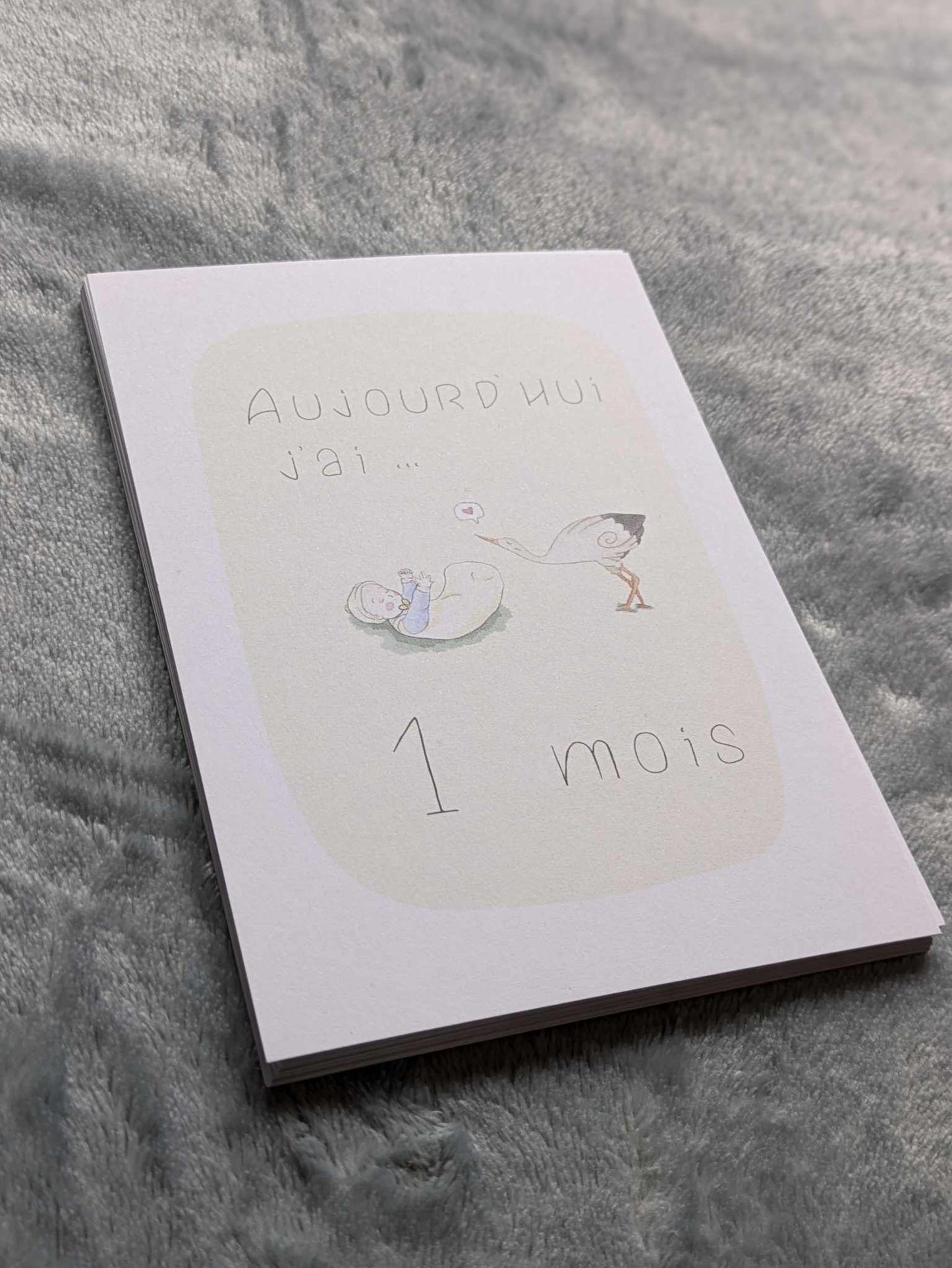 Cartes étapes recto/ verso à personnaliser
