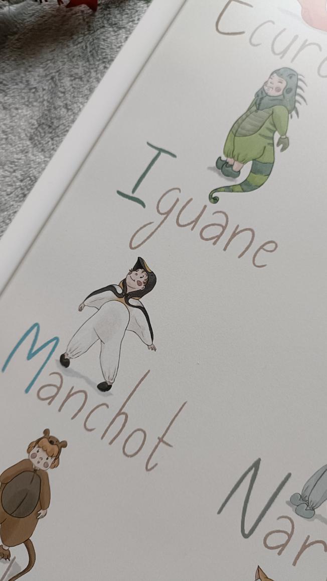 Abécédaire illustré personnalisé