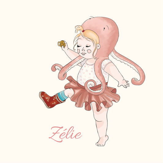 Illustration numérique - Portrait enfant "Les Bébiz"